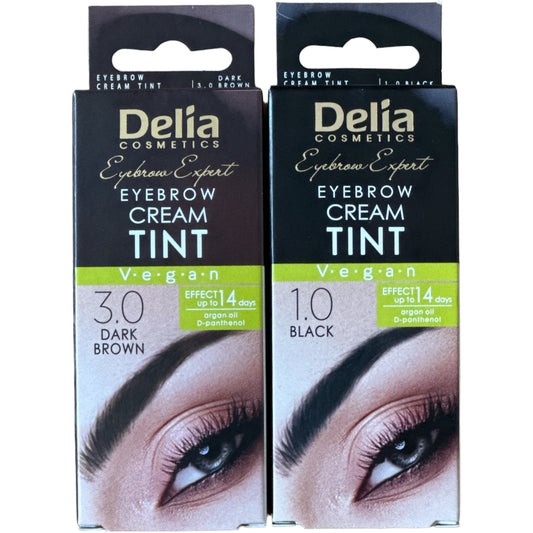 Delia Cosmetics Eyebrow Expert Creamy Henna für Augenbrauen mit Arganöl 15 ml