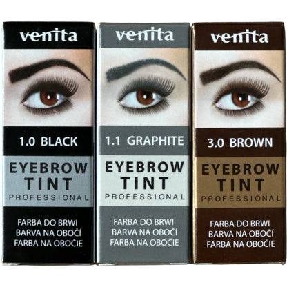 Venita  Cosmetics Eyebrow Expert Creamy Henna für Augenbrauen mit Arganöl 3 g