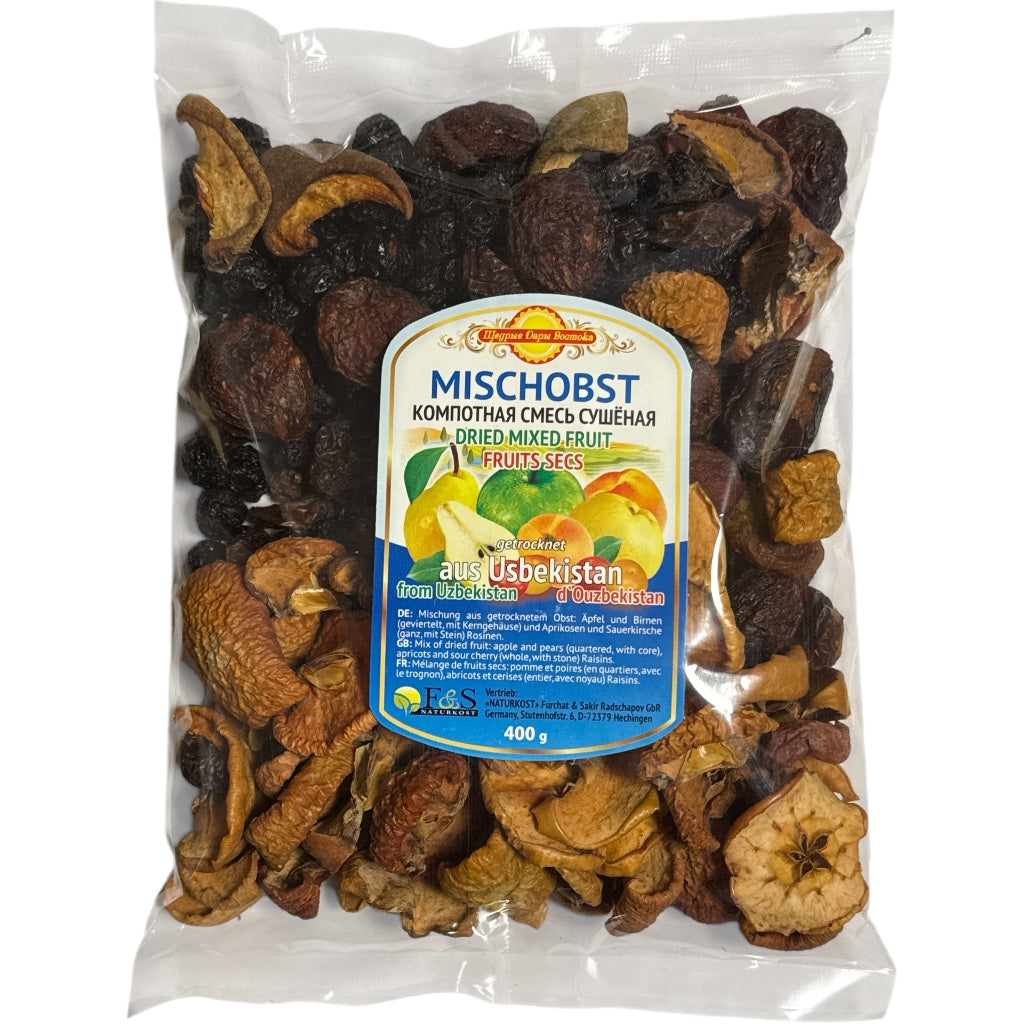 Obst Mischobst Mischung aus getrocknetem Obst 400 g