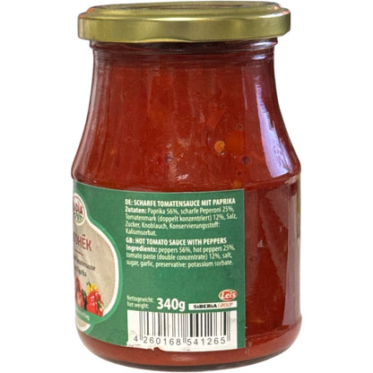 Lidia Scharfe Sauce "Ogonök" 340g
