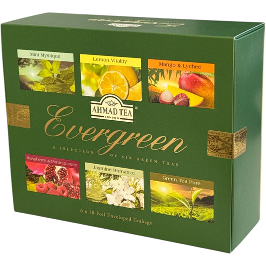 Ahmad Tea Evergreen 60Btl.x2g Geschenk Teebox