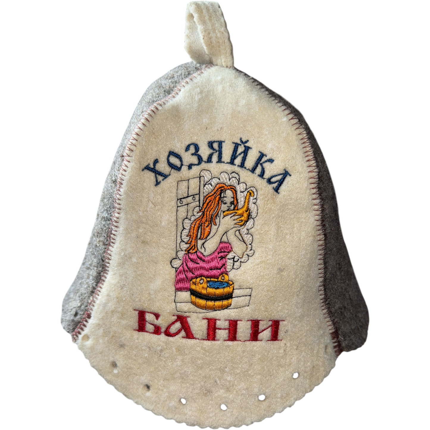Filzkappe für Sauna Saunahut Banja Saunamütze Sauna Хозяйка бани