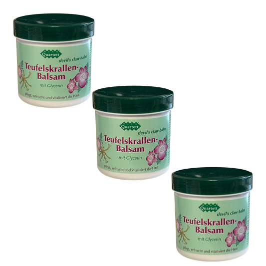3x250 ml ReAm Quartett Teufelskralle Hautbalsam m. Glycerin pflegt erfrischt