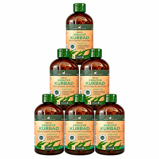 Herbamedicus Kräuter-Kurbad Eukalyptus – 6er-Set
