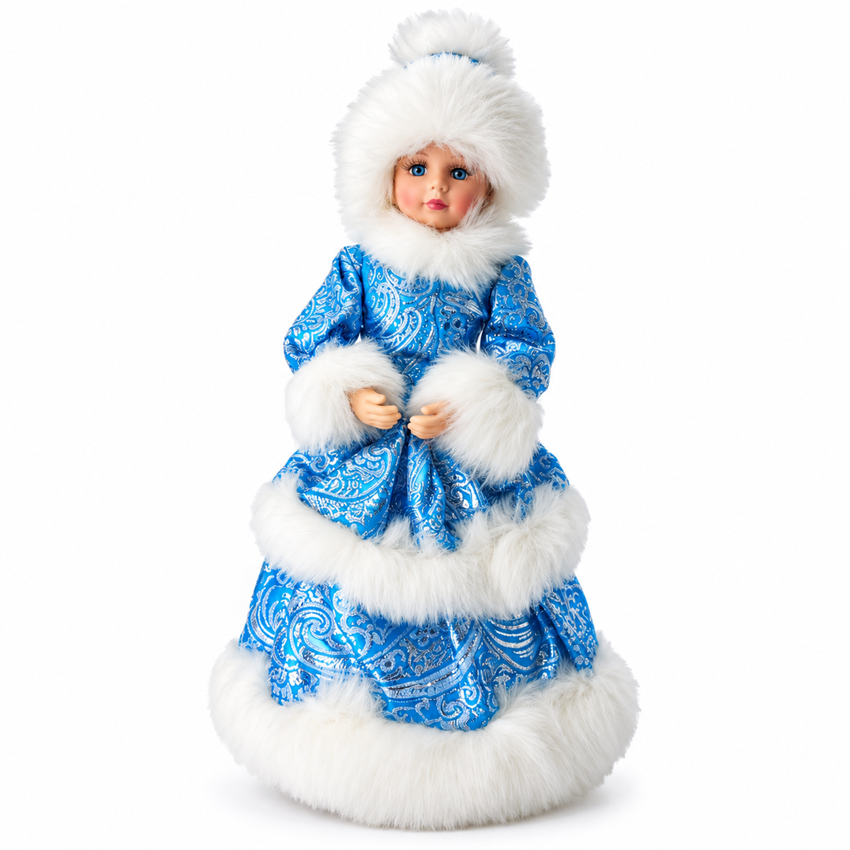"Snegurotschka"Figur  mit Bonbonbehälter "Снегурочка"Schneemädchen