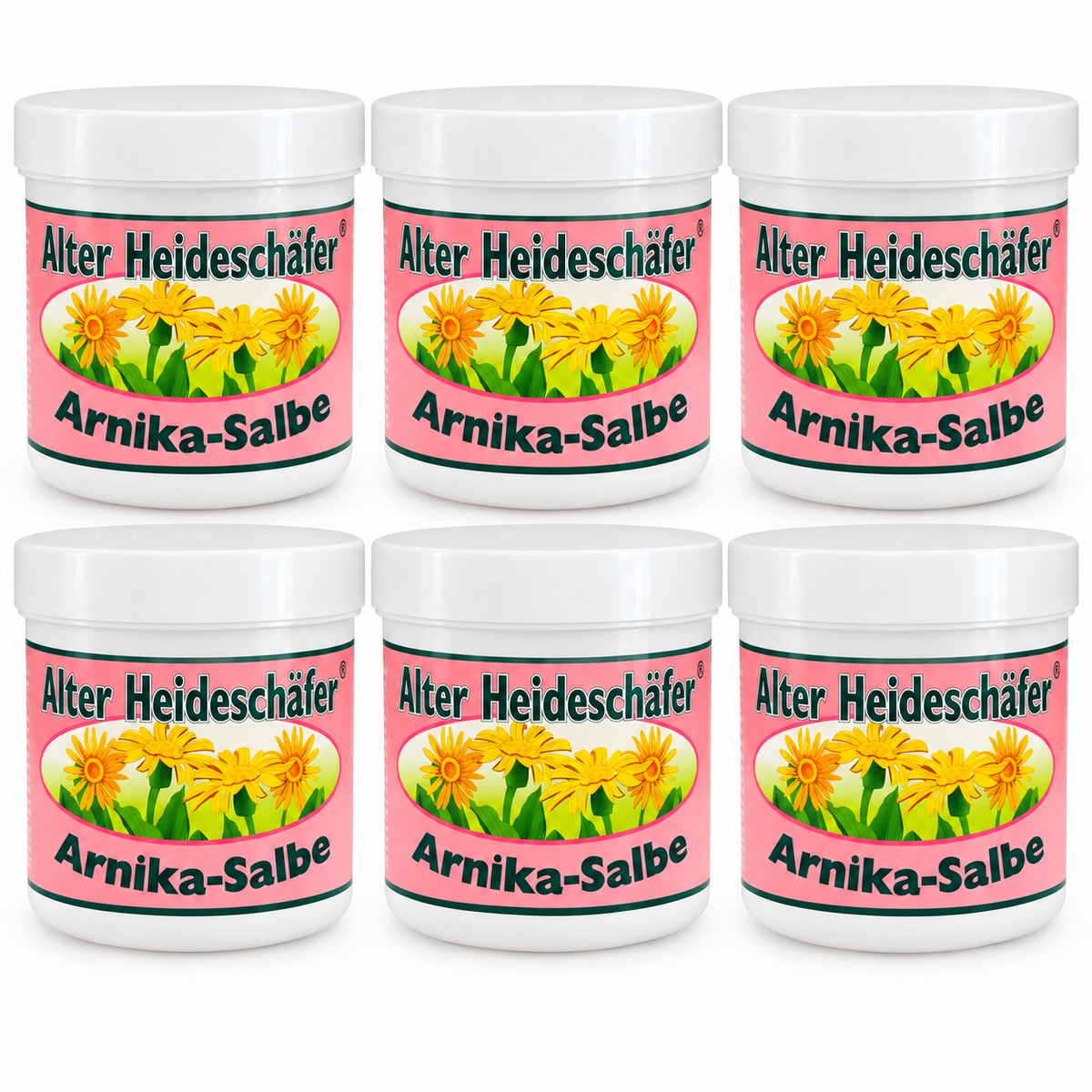 Alter Heideschäfer Arnika-Salbe 250 ml ( 6 PACK)