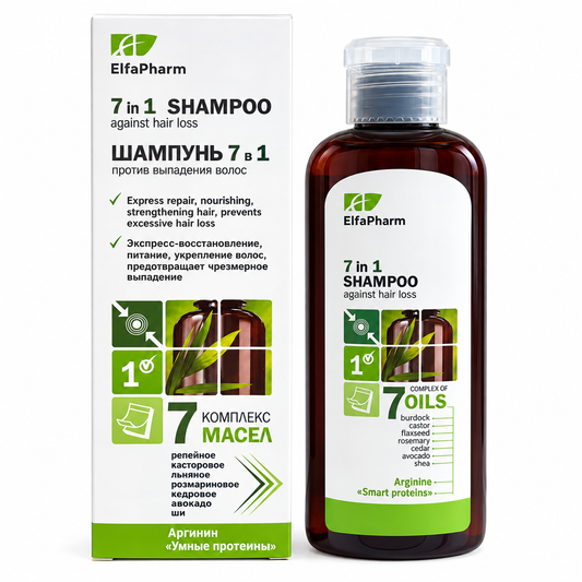Elfa Pharm 7 in 1 Shampoo gegen Haarausfall – 200 ml