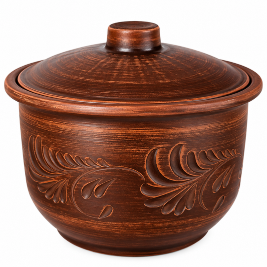 Topf „Reznoj“ aus rotem Ton – 3,0 L