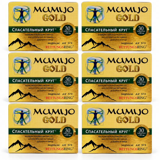 6St. Mumijo Gold – Rettungsring – 30 Tabletten à 200 mg
