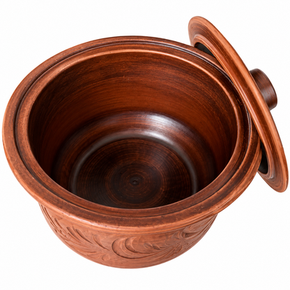 Topf „Reznoj“ aus rotem Ton – 3,0 L
