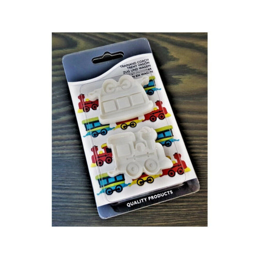 3D Kunststoff Form gepresste Lokomotive Tortendeko Fondant Dekoration Gussform