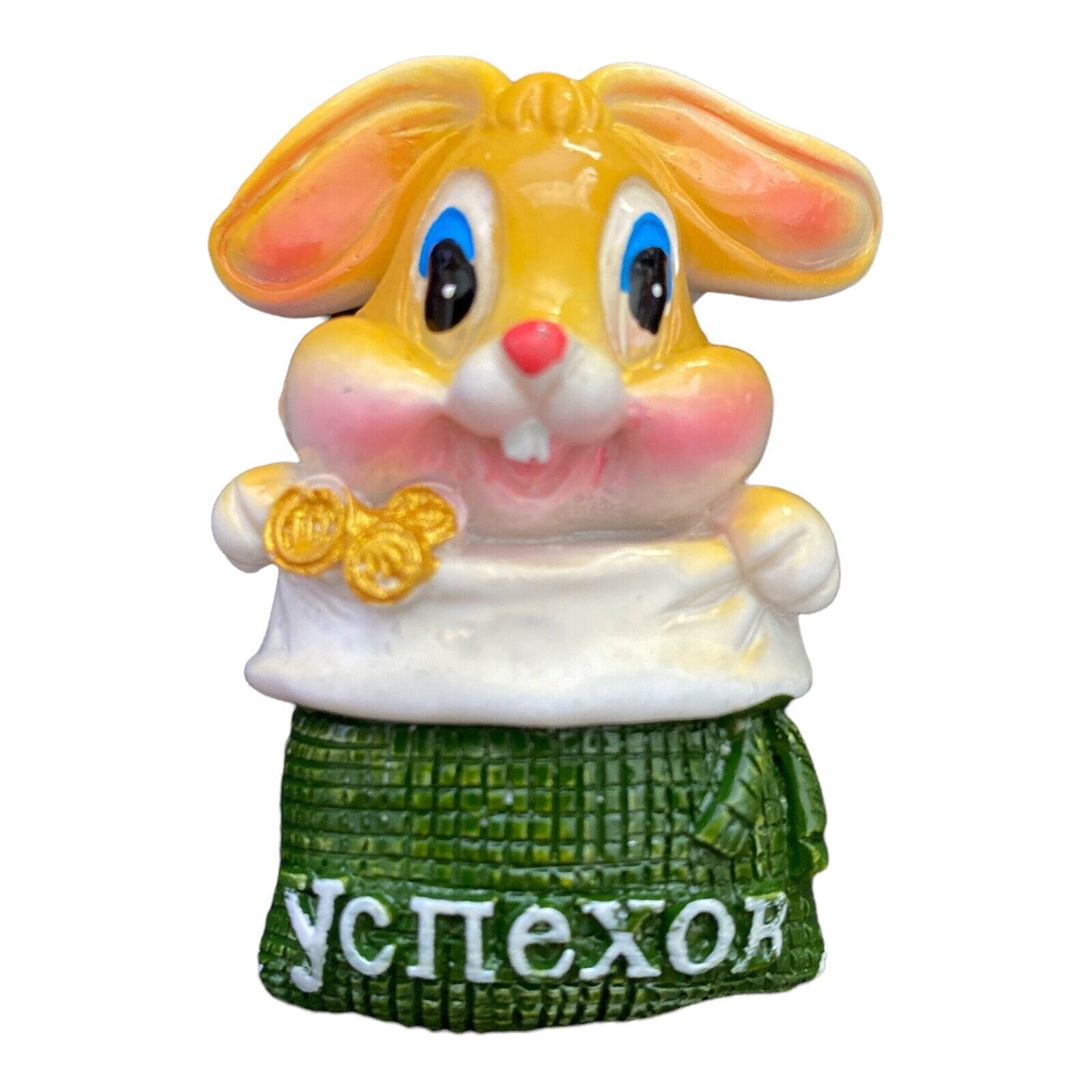 Magnet  Hase ca. 6 cm Erfolg, Glück, Gesundheit