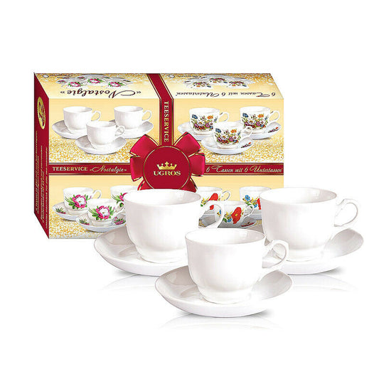 Porzellan Set Teeset Kaffeset Geschenkset "Nostalgie" Geschirr Service