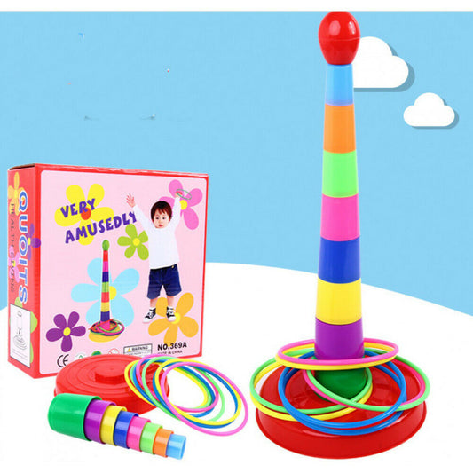 Kinder Spielzeug Puzzlespiele Ringspiele für Geschicklichke