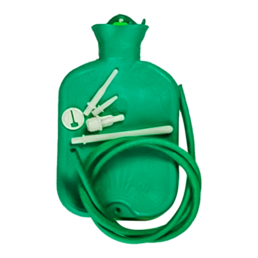 Esmachar 2L Gummiflasche Set Zubehör Einlauf Set Klistier Einlauf
