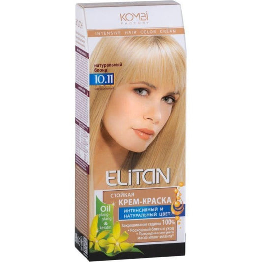 4 st. Elitan Cremefarbe 10.11 "Natürliches Blond" 100ml