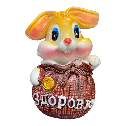 Magnet  Hase ca. 6 cm Erfolg, Glück, Gesundheit