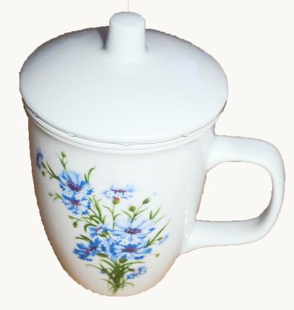 Кружка с крышкой и ситечком / Кружка с крышкой и ситечком