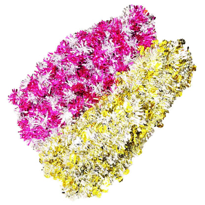 Weihnachtsgirlande Kunststoff 190 cm Tannenbaum-Lametta