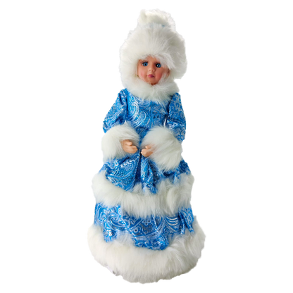 "Snegurotschka"Figur  mit Bonbonbehälter "Снегурочка"Schneemädchen