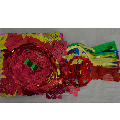 Girlande aus Folie 22 cm x 42 cm x 1,9 m Weinachtsgirlande