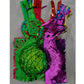 Girlande aus Folie 22 cm x 42 cm x 1,9 m Weinachtsgirlande