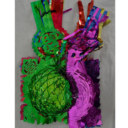 Girlande aus Folie 22 cm x 42 cm x 1,9 m Weinachtsgirlande