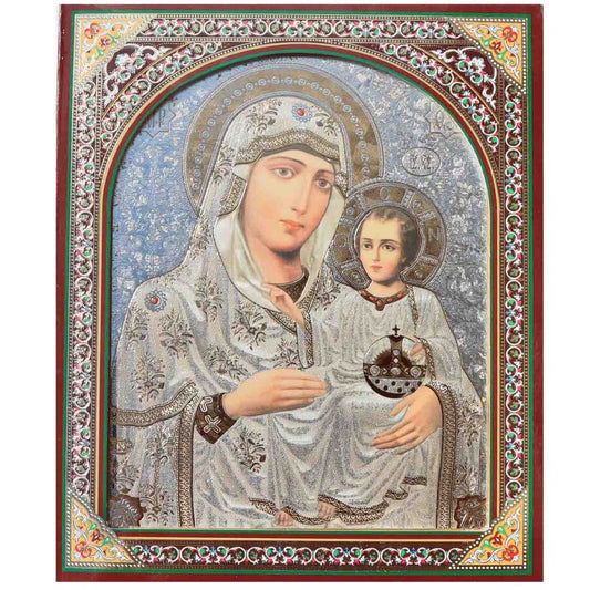 Ikonen russisch "Bogoroditsa s Iesusom" 15х18 cm  "Богородица с Иесусом"